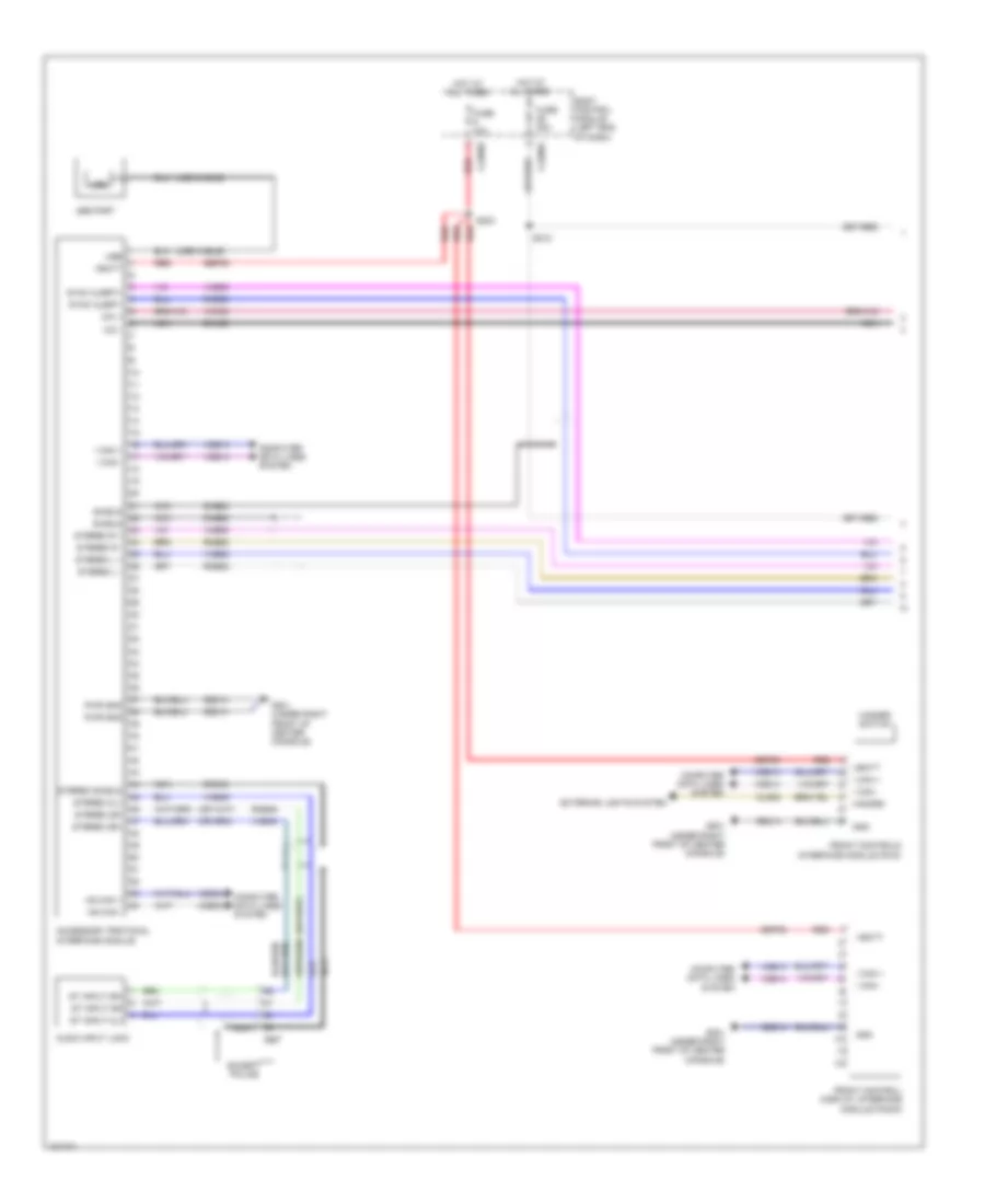 SYNC Radio Wiring Diagram with SYNC GEN 1 1 of 2 for Ford Police Interceptor Utility 2014