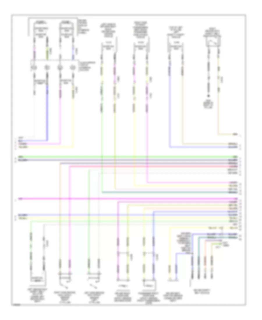 Supplemental Restraints Wiring Diagram 2 of 3 for Ford Police Interceptor Utility 2014