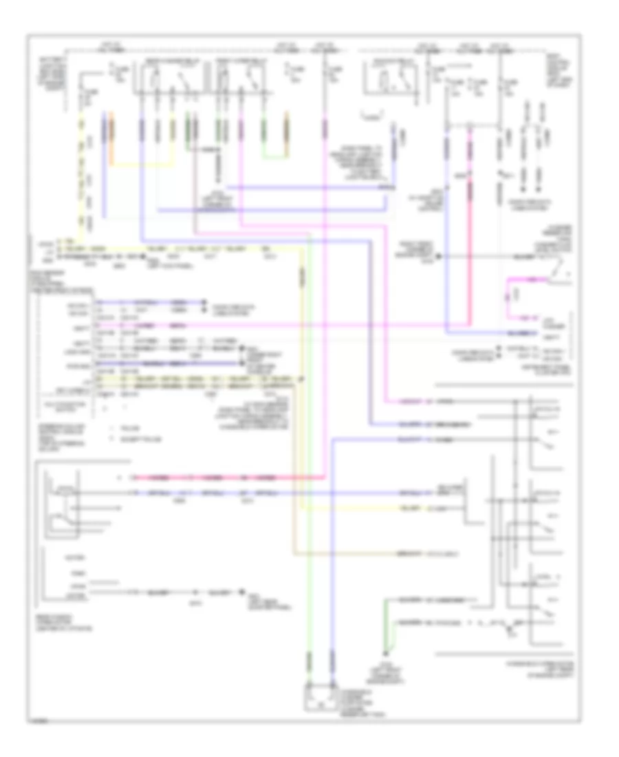 Wiper Washer Wiring Diagram for Ford Police Interceptor Utility 2014