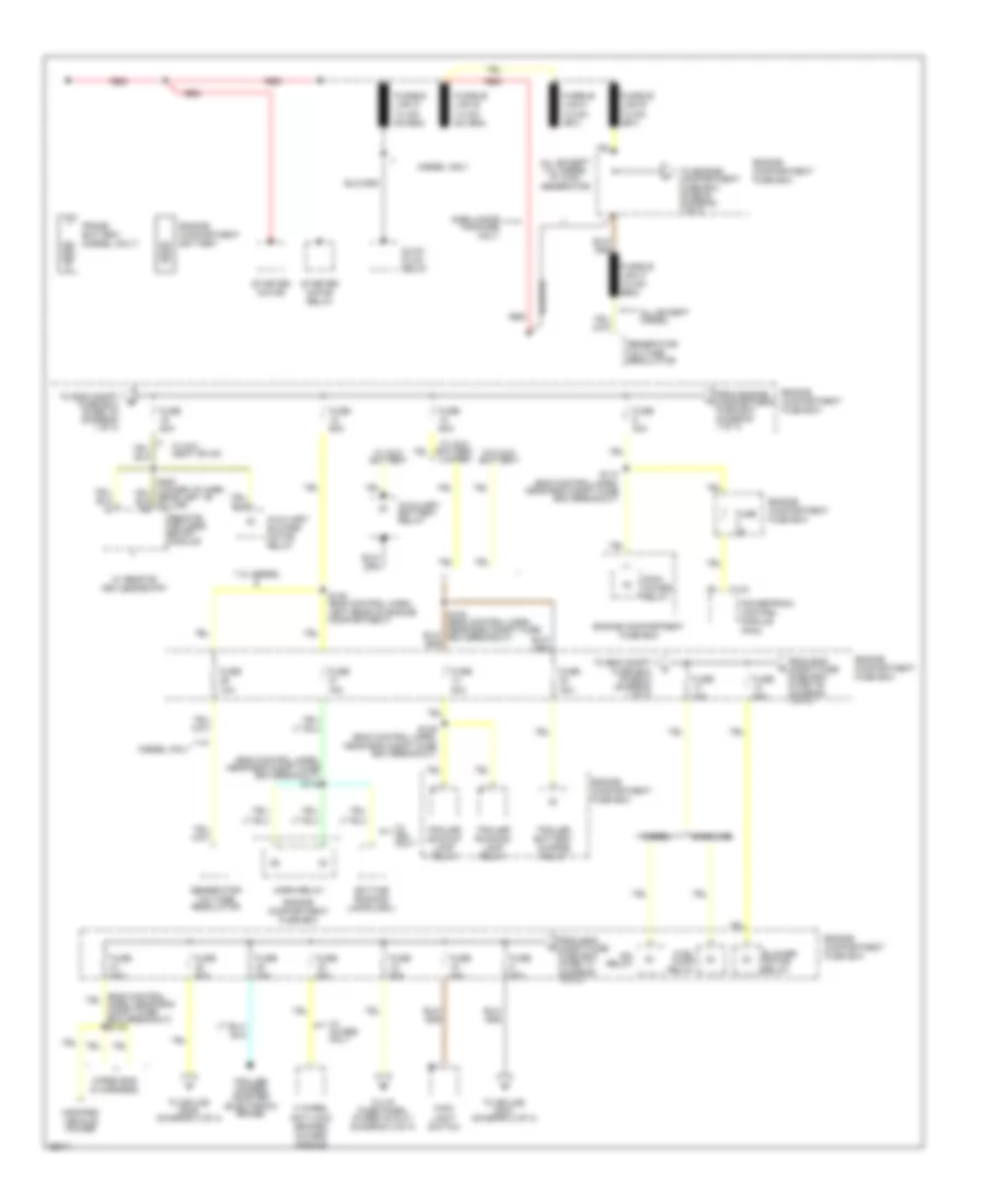 Power Distribution Wiring Diagram 1 of 4 for Ford Club Wagon E150 1997