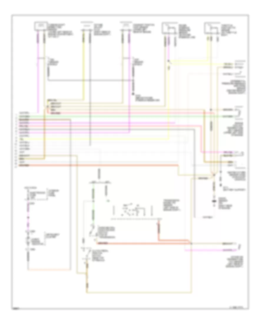 2.0L, Engine Performance Wiring Diagrams (4 of 4) for Ford Contour GL 1995