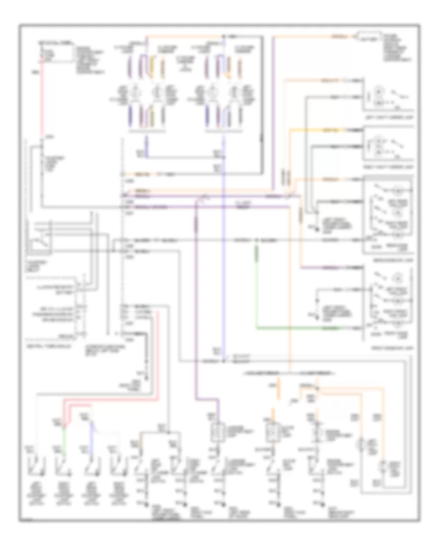 Courtesy Lamps Wiring Diagram for Ford Contour GL 1995