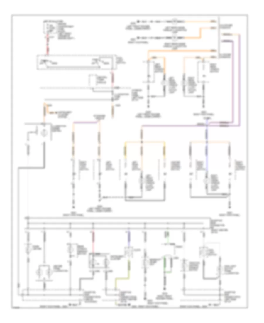 Instrument Illumination Wiring Diagram for Ford Contour GL 1995