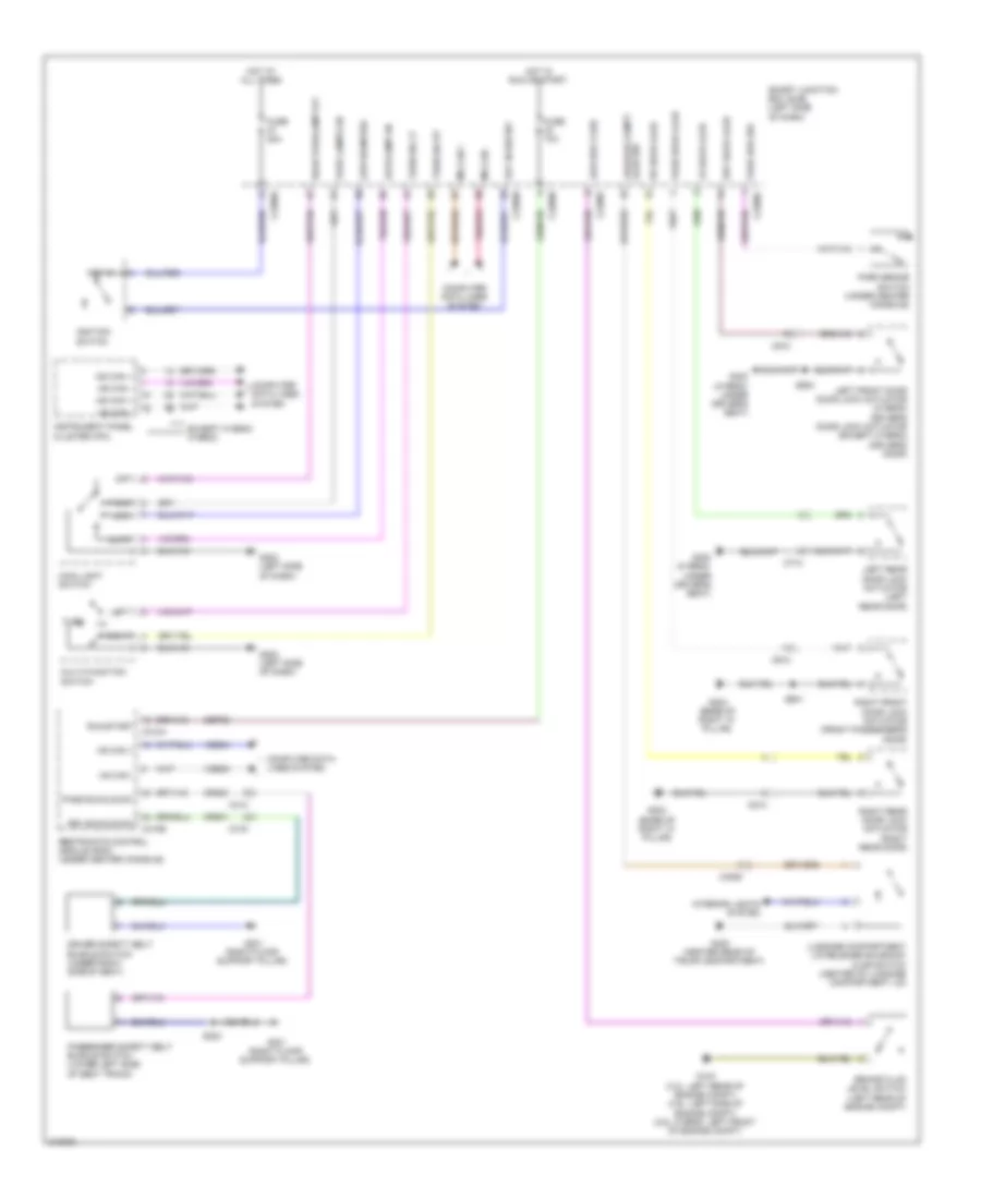 Warning Systems Wiring Diagram for Ford Fusion SE 2011