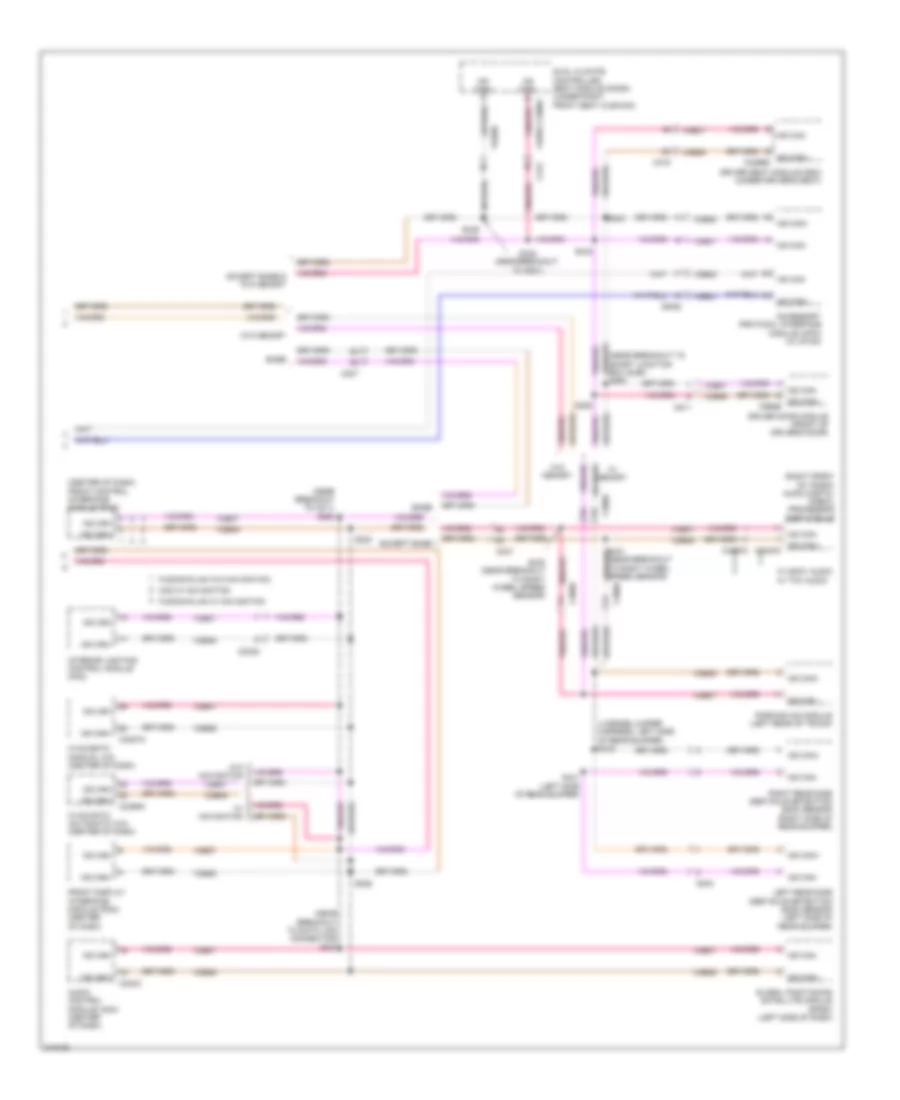 Computer Data Lines Wiring Diagram Except Hybrid 2 of 2 for Ford Fusion SE 2011