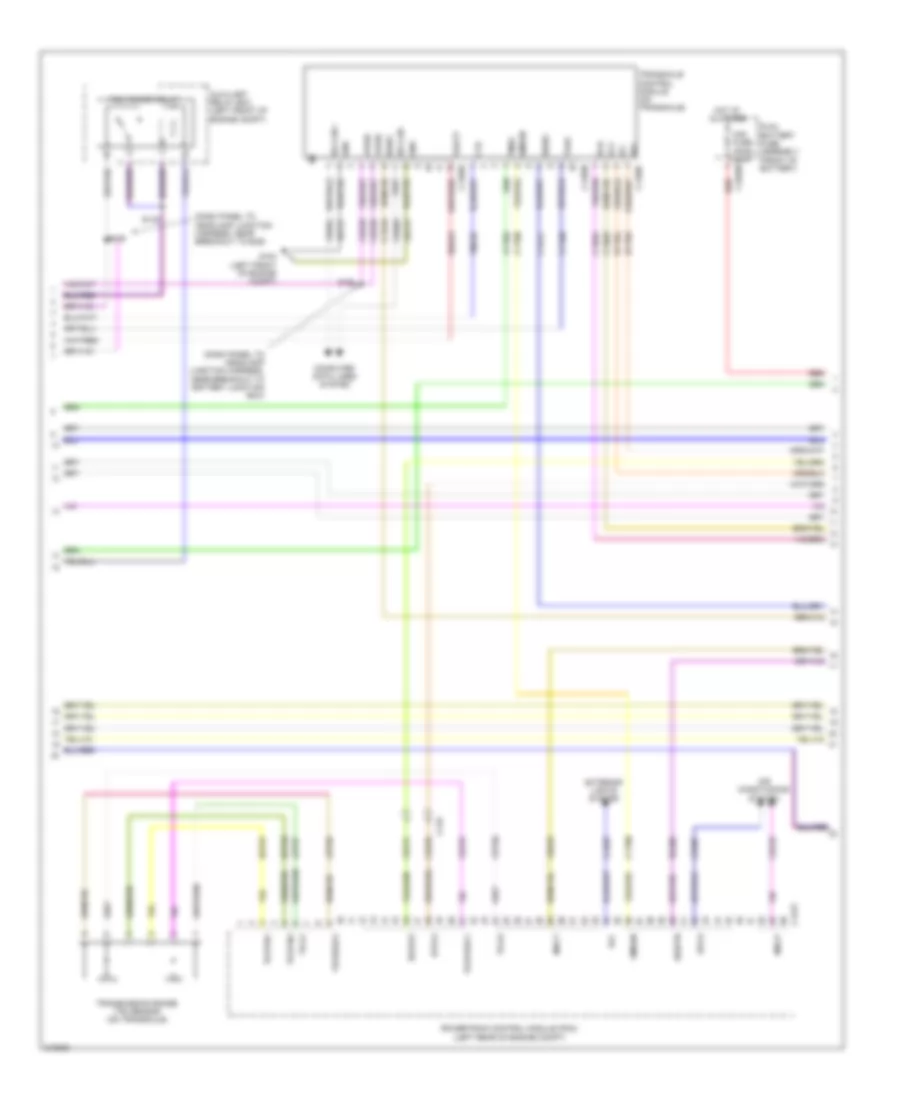 2.5L Hybrid, Engine Performance Wiring Diagram (3 of 8) for Ford Fusion SE 2011