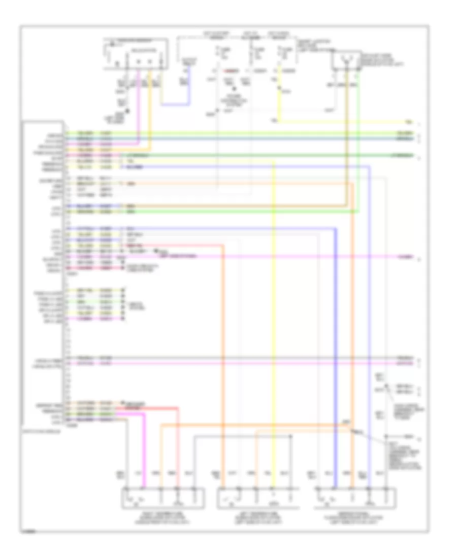 Automatic AC Wiring Diagram (1 of 3) for Ford Edge SE 2010