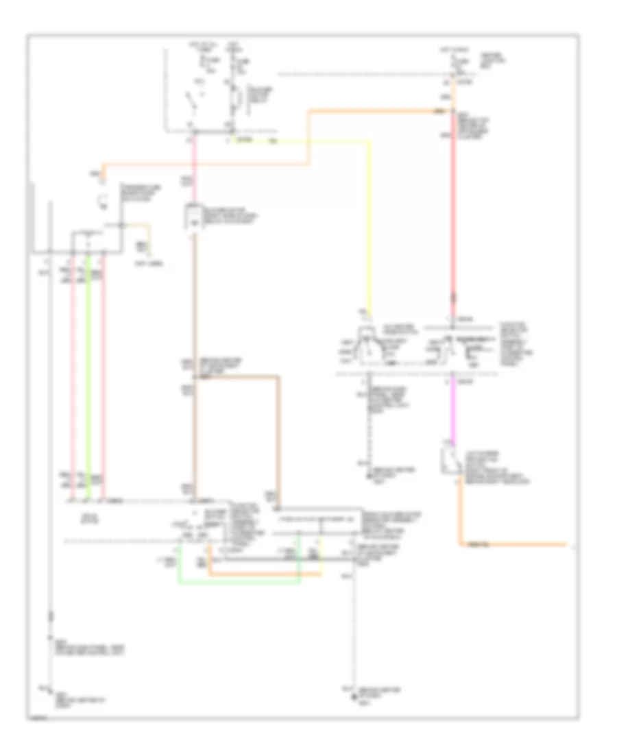 Manual A C Wiring Diagram 1 of 2 for Ford Taurus LX 2002