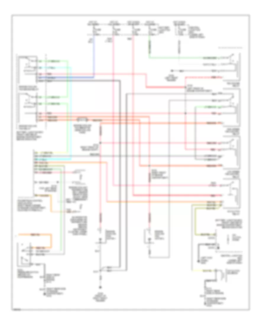 Manual A C Wiring Diagram 2 of 2 for Ford Taurus LX 2002