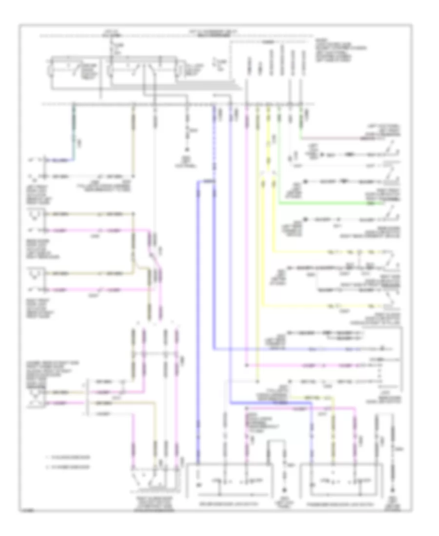 Forced Entry Wiring Diagram for Ford E 150 2014