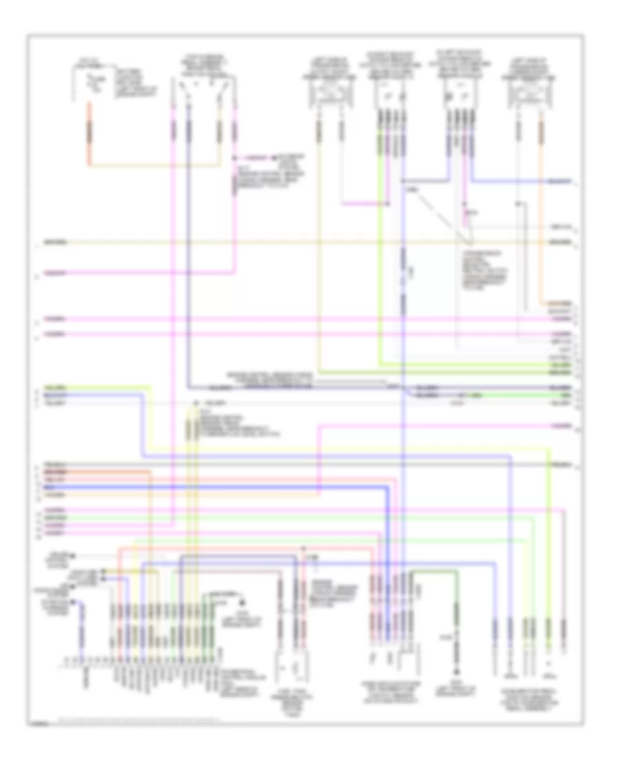 4.6L Flex Fuel, Engine Performance Wiring Diagram (2 of 5) for Ford E-150 2014
