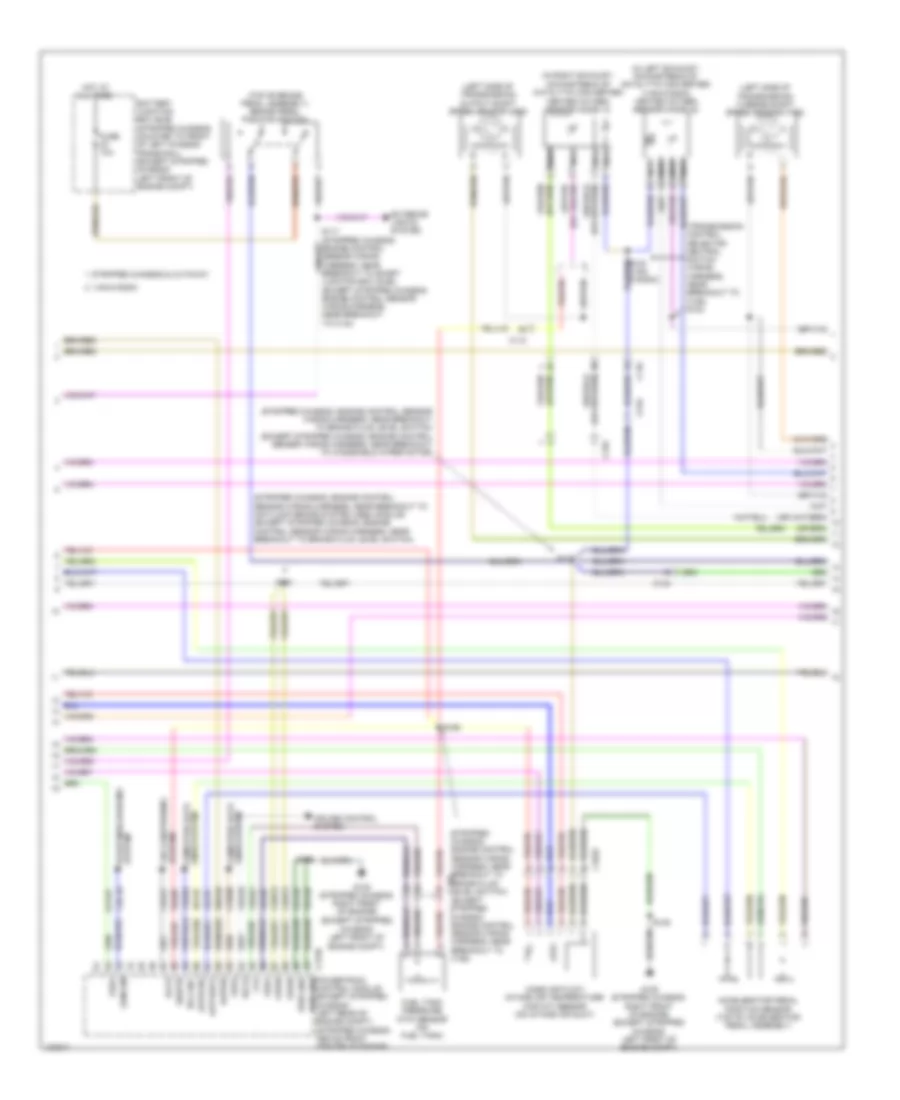 5.4L CNG, Engine Performance Wiring Diagram, without Torqshift (2 of 5) for Ford E-150 2014