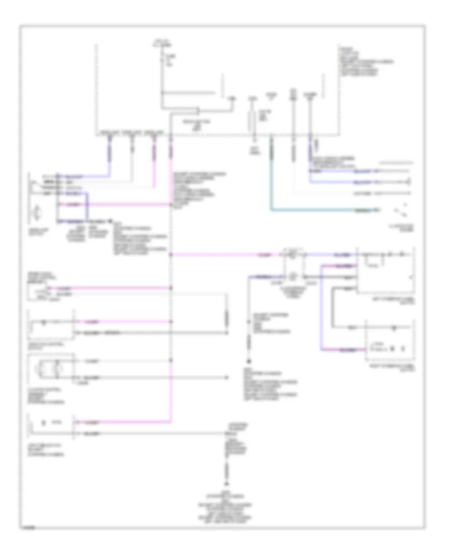Instrument Illumination Wiring Diagram for Ford E 150 2014