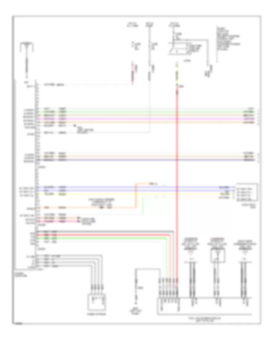 In Dash Computer Wiring Diagram 1 of 2 for Ford E 150 2014