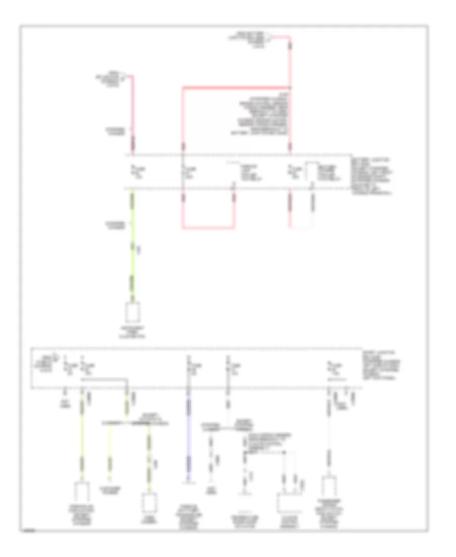 Power Distribution Wiring Diagram (7 of 9) for Ford E-150 2014