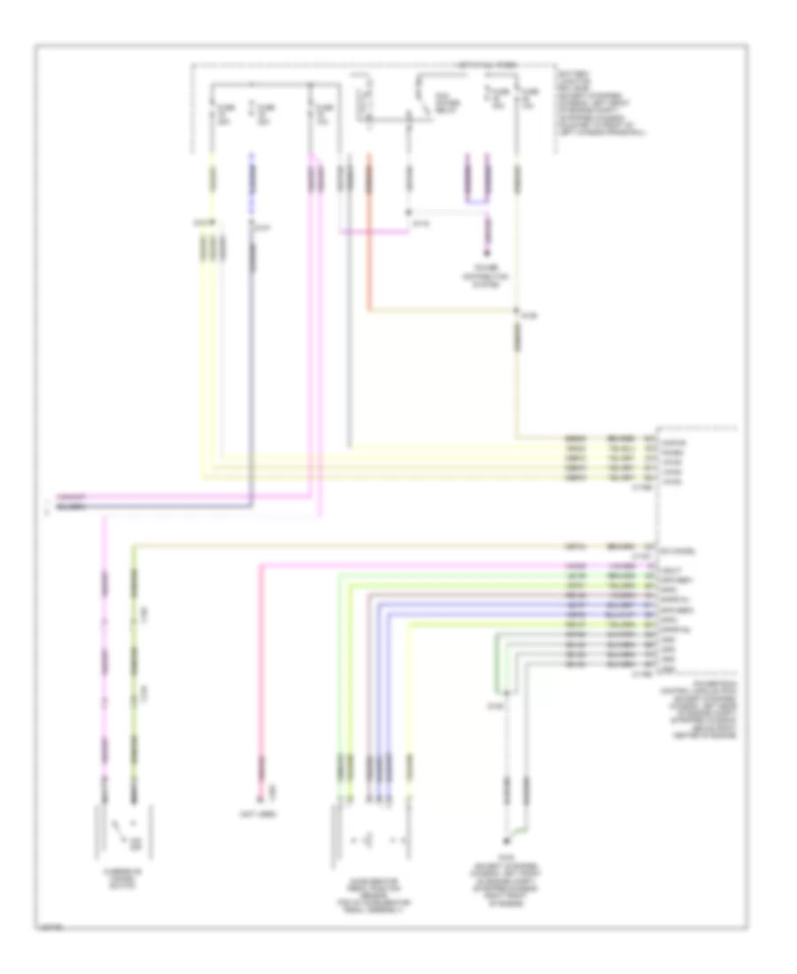 5.4L CNG, Transmission Wiring Diagram, without Torqshift (2 of 2) for Ford E-150 2014