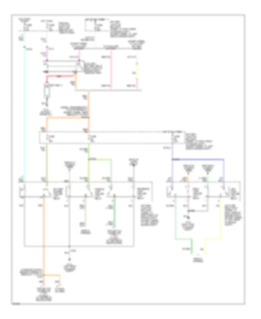 Exterior Lamps Wiring Diagram, with Stripped Chassis (2 of 2) for Ford E450 Super Duty 2005