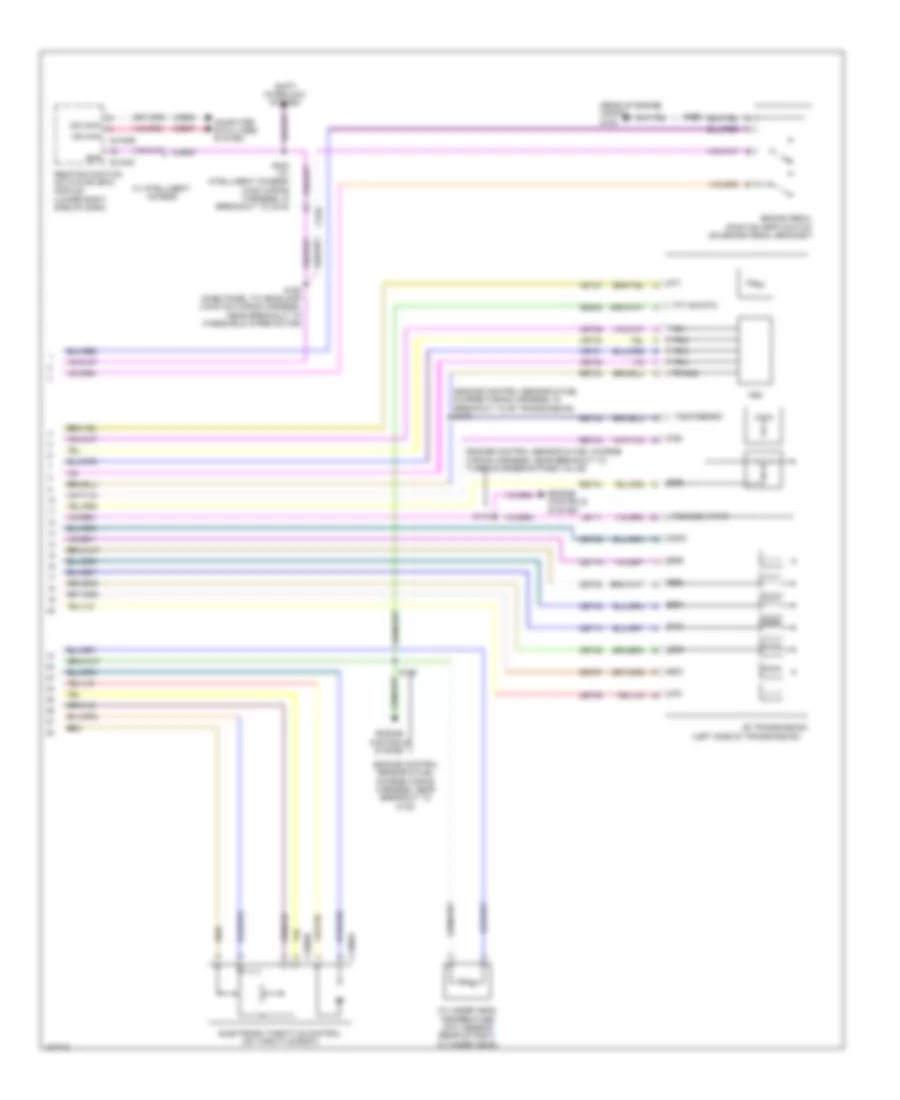 3.5L Turbo, AT Wiring Diagram (2 of 2) for Ford Taurus Limited 2014