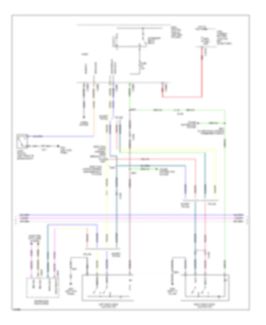 Forced Entry Wiring Diagram, with Intelligent Access (2 of 4) for Ford Taurus Limited 2014