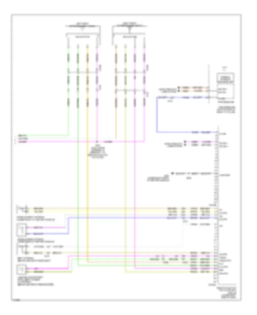 Forced Entry Wiring Diagram with Intelligent Access 4 of 4 for Ford Taurus Limited 2014