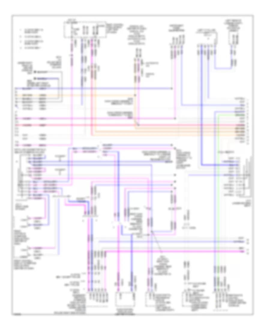Computer Data Lines Wiring Diagram 1 of 3 for Ford Taurus Limited 2014