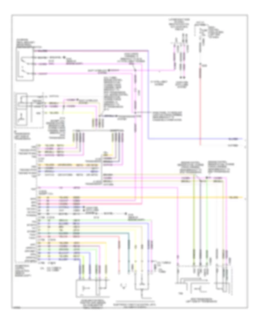 Cruise Control Wiring Diagram 1 of 2 for Ford Taurus Limited 2014