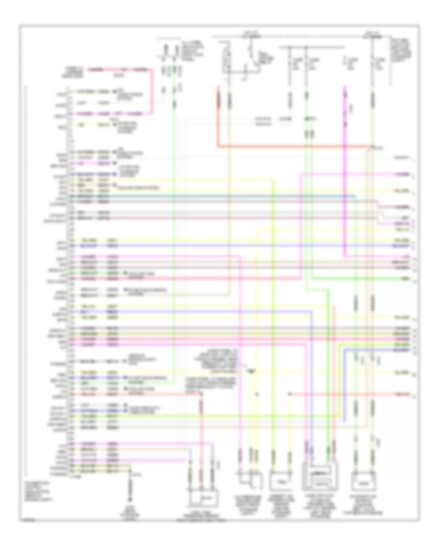 3 5L Engine Performance Wiring Diagram 1 of 6 for Ford Taurus Limited 2014
