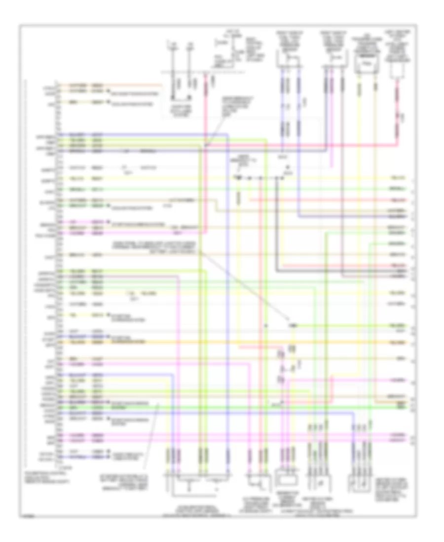 3.5L Turbo, Engine Performance Wiring Diagram (1 of 6) for Ford Taurus Limited 2014