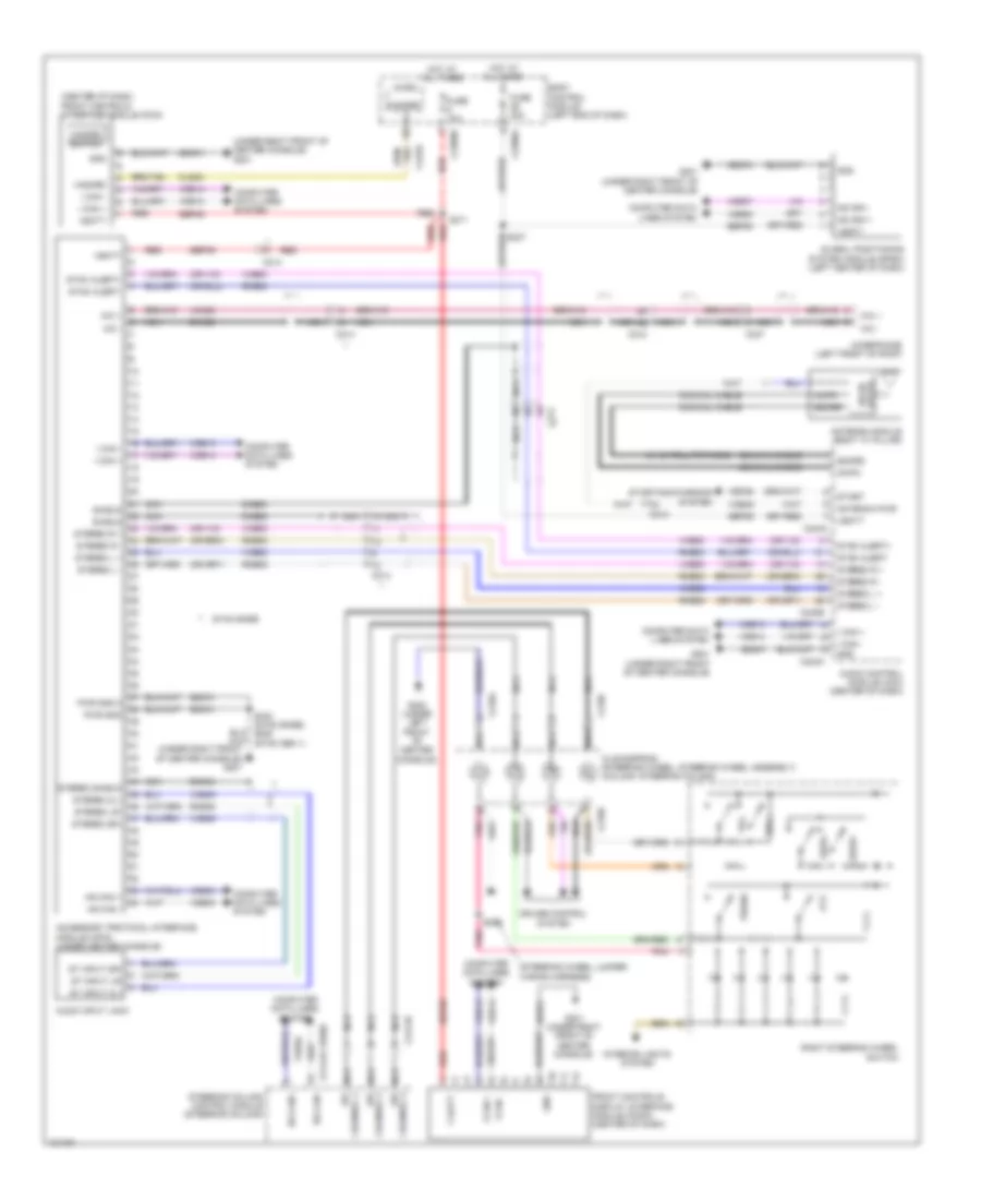 SYNC Radio Wiring Diagram, with SYNC GEN 1 for Ford Taurus Limited 2014