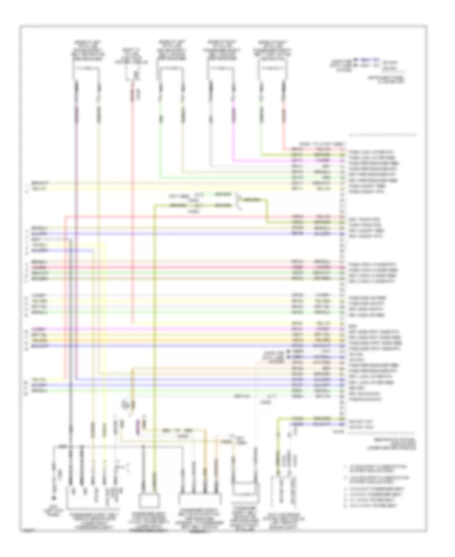 Supplemental Restraints Wiring Diagram (3 of 3) for Ford Taurus Limited 2014