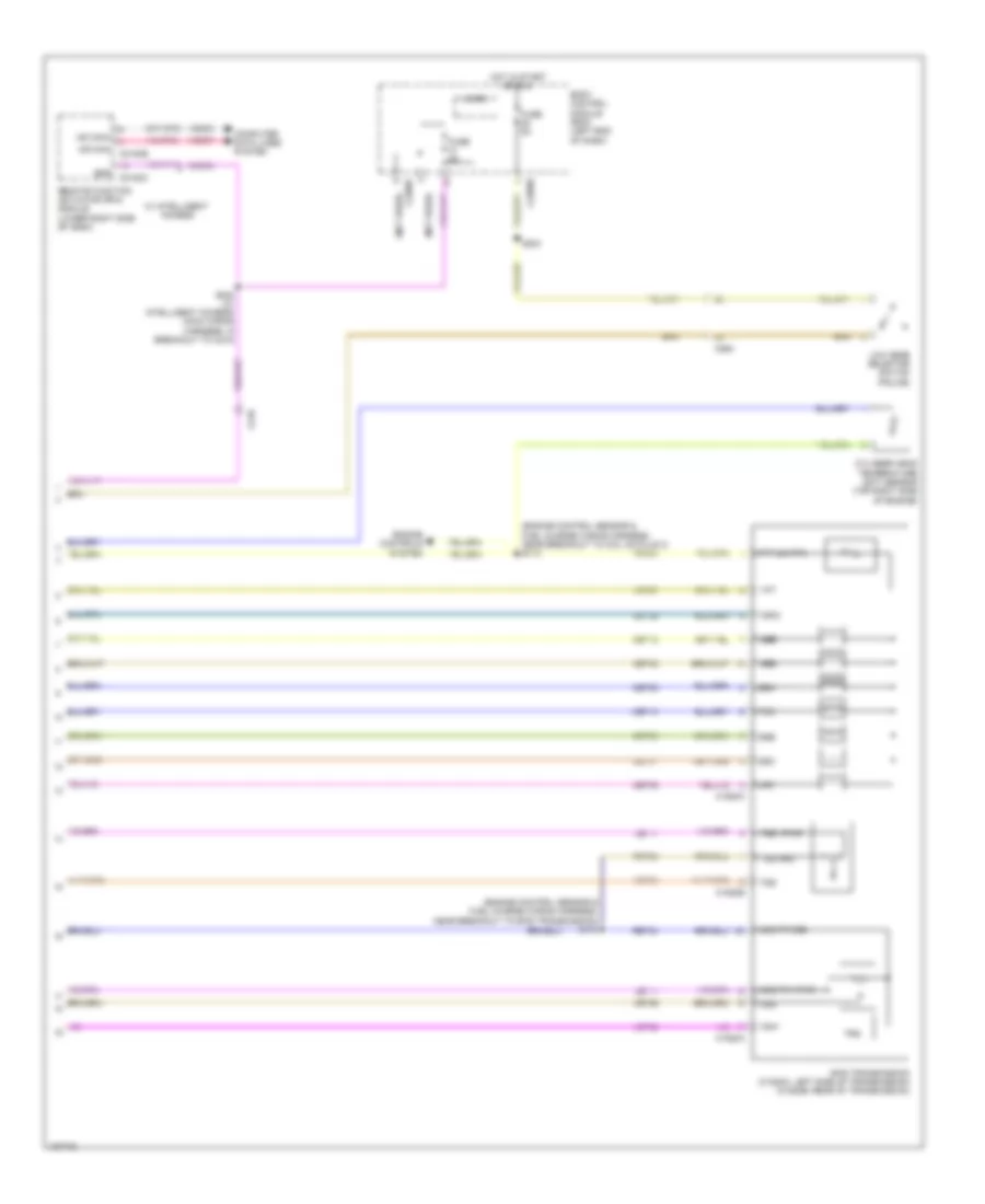 2.0L Turbo, AT Wiring Diagram (2 of 2) for Ford Taurus Limited 2014
