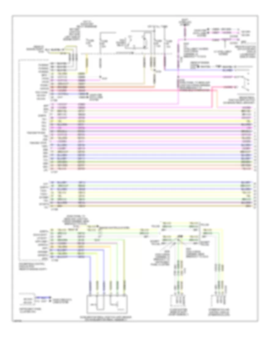 3 5L A T Wiring Diagram 1 of 2 for Ford Taurus Limited 2014