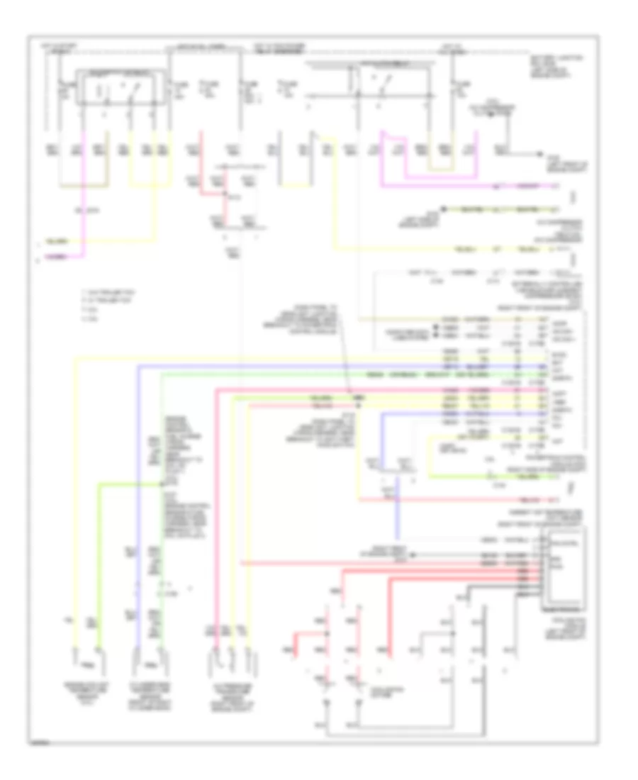 Manual AC Wiring Diagram (2 of 2) for Ford Edge Limited 2013