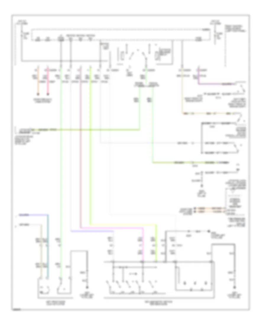 Forced Entry Wiring Diagram, without Intelligent Access (2 of 2) for Ford Edge Limited 2013