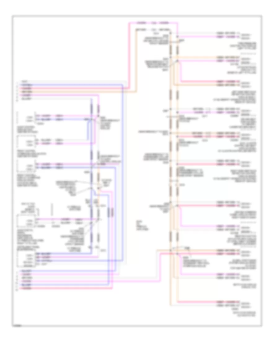 Computer Data Lines Wiring Diagram (2 of 2) for Ford Edge Limited 2013