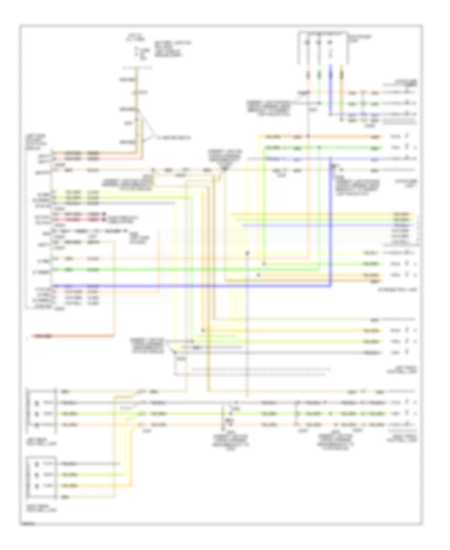 Courtesy Lamps Wiring Diagram 2 of 3 for Ford Edge Limited 2013