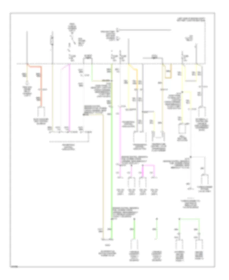 Power Distribution Wiring Diagram (7 of 7) for Ford Edge Limited 2013