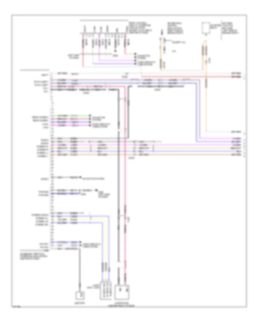 SYNC Radio Wiring Diagram, with SYNC GEN 1 (1 of 2) for Ford Edge Limited 2013