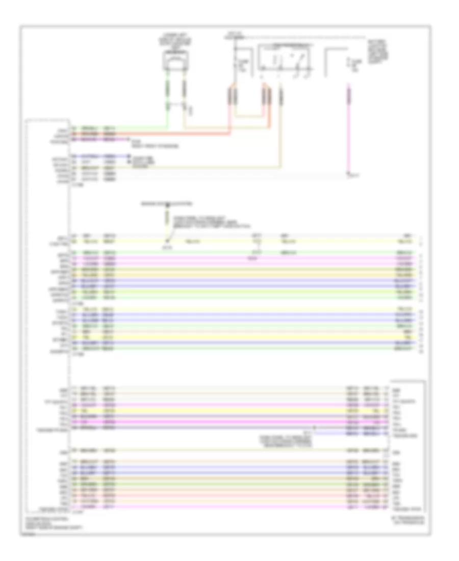 3 5L A T Wiring Diagram 1 of 2 for Ford Edge Limited 2013