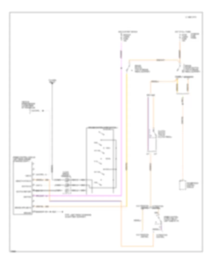 Cruise Control Wiring Diagram for Ford Contour LX 1995