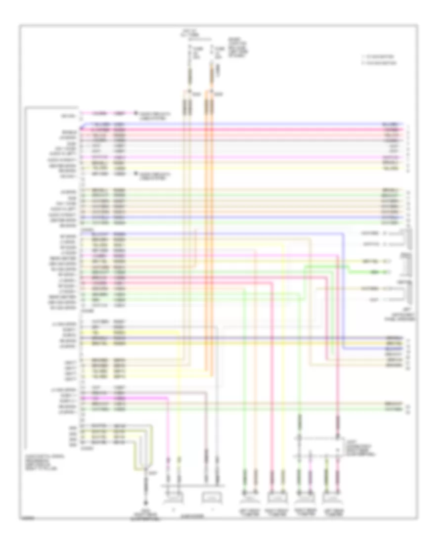 THX Audio Radio Wiring Diagram (1 of 3) for Ford Edge SEL 2010