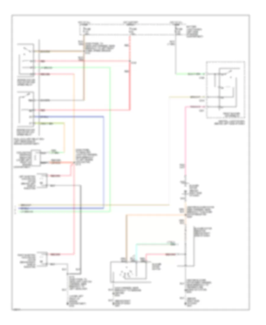 Manual A C Wiring Diagram 2 of 2 for Ford Windstar 2000