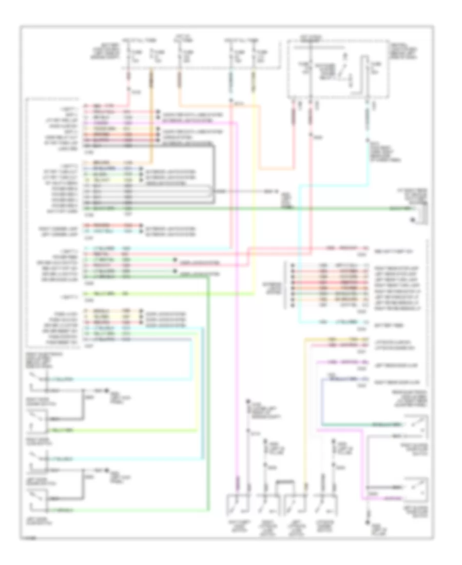 Forced Entry Wiring Diagram for Ford Windstar 2000