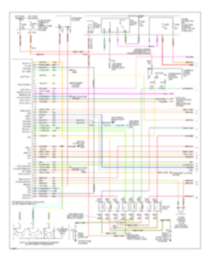 5 4L Engine Performance Wiring Diagram 1 of 4 for Ford Cab  Chassis F350 Super Duty 1999