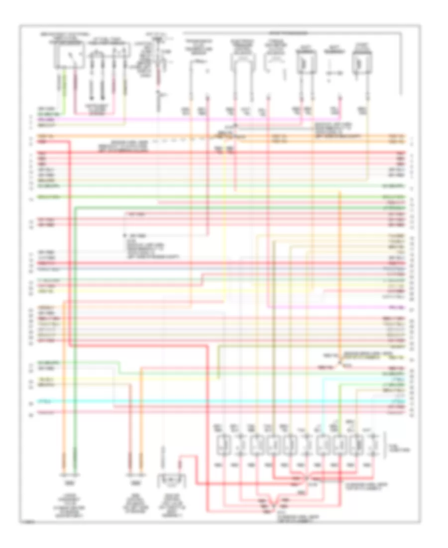 6.8L, Engine Performance Wiring Diagram (3 of 4) for Ford Cab  Chassis F350 Super Duty 1999