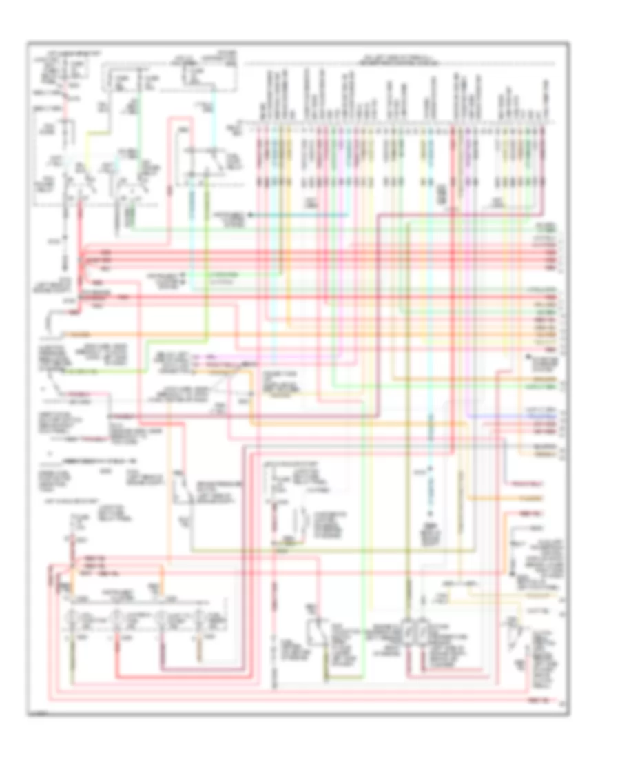 7.3L DI Turbo Diesel, Engine Performance Wiring Diagram (1 of 3) for Ford Cab  Chassis F350 Super Duty 1999