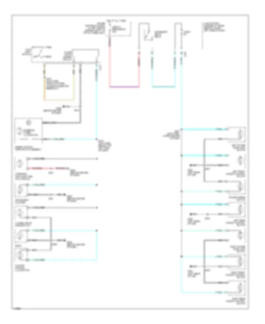 Instrument Illumination Wiring Diagram for Ford Cab  Chassis F350 Super Duty 1999