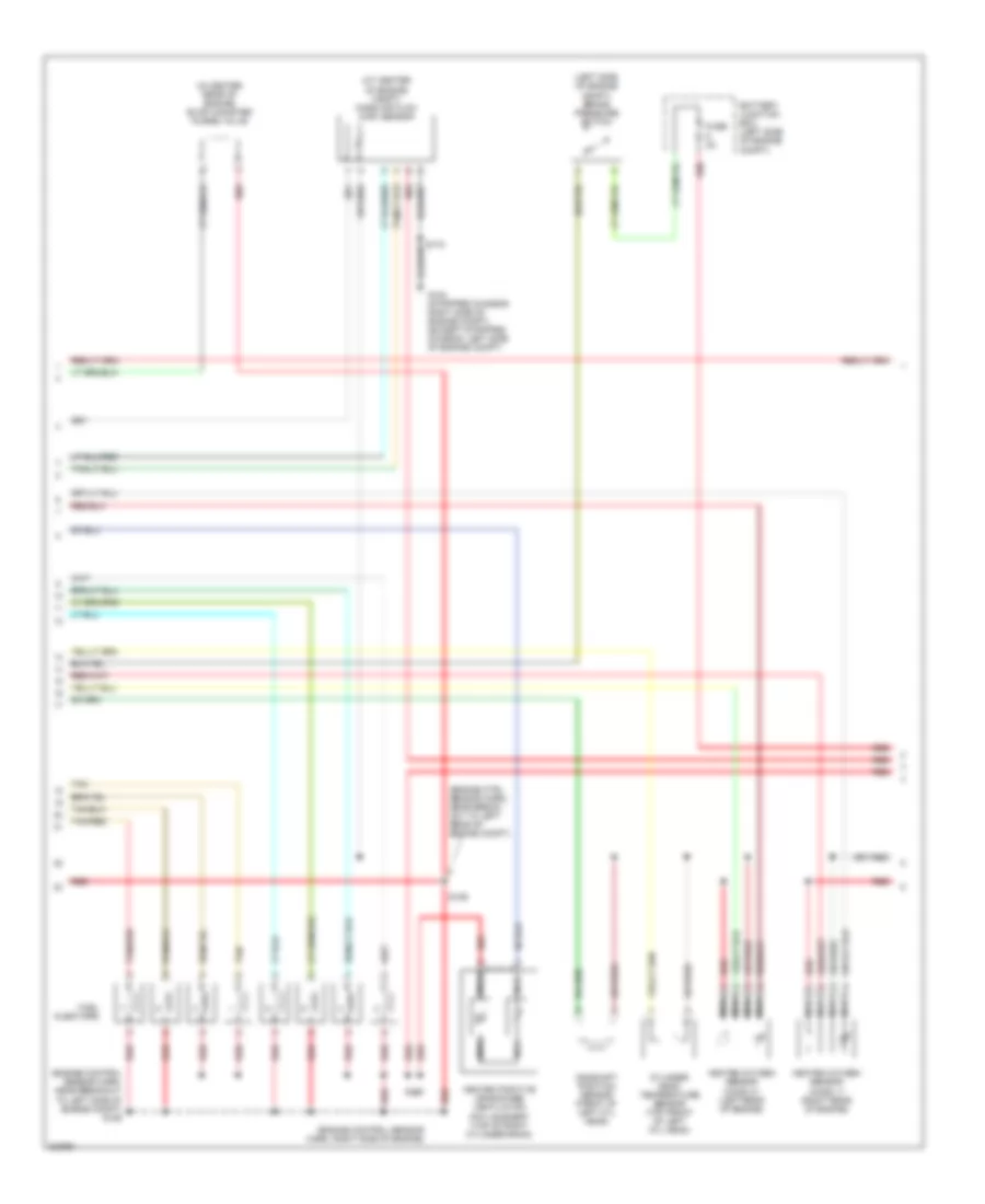 4.6L, Engine Performance Wiring Diagram (2 of 5) for Ford Econoline E150 2005