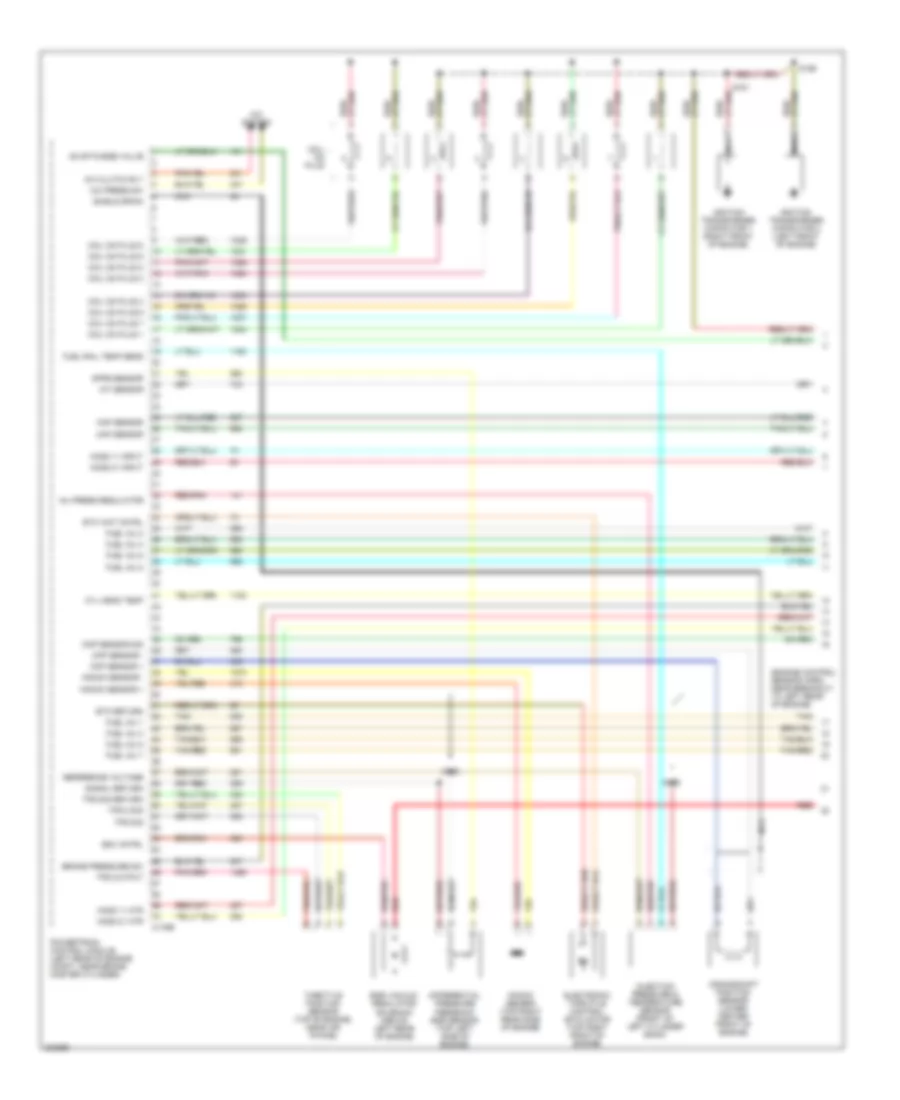 5.4L, Engine Performance Wiring Diagram, with Torqshift (1 of 5) for Ford Econoline E150 2005