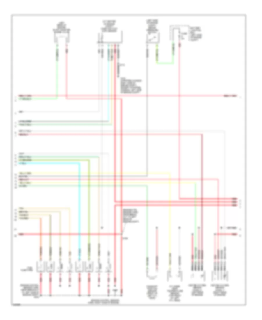 5.4L, Engine Performance Wiring Diagram, with Torqshift (2 of 5) for Ford Econoline E150 2005